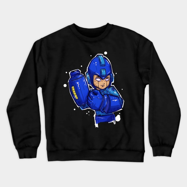 Super fighting robot 20XX Crewneck Sweatshirt by Beanzomatic